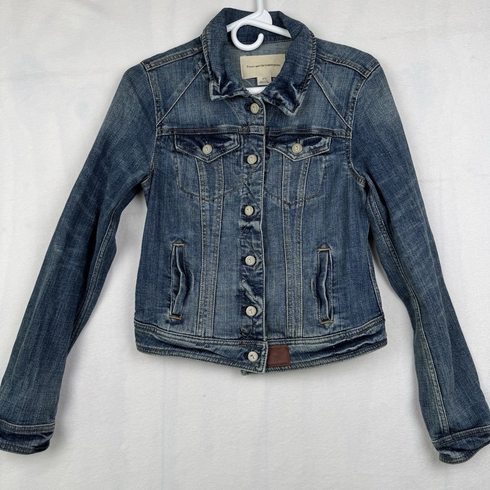 Pilcro‎ and the letterpress by Anthropologie Denim Blue Women's Jacket Small